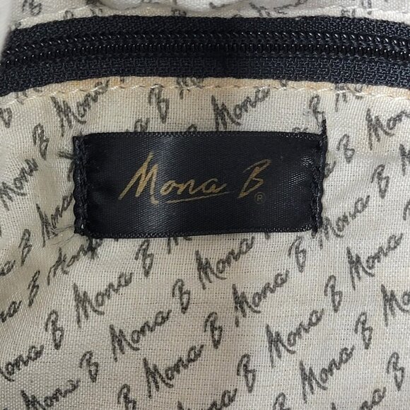 Mona B Canvas Tote with Rose Embroidery – Rustic Boho Bag with Dual Carry Option - Picture 9 of 10